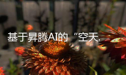基于昇騰AI的“空天.靈眸”大模型應(yīng)用 能大幅節(jié)省訓(xùn)練數(shù)據(jù)標注成本