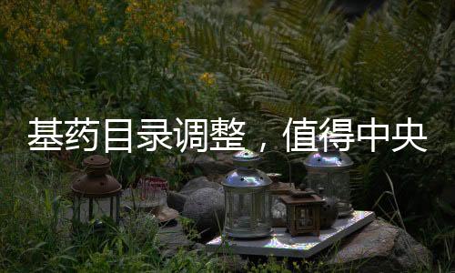 基藥目錄調整，值得中央紀委國家監委駐場開考