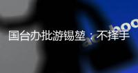 國臺辦批游錫堃：不擇手段進行謀“獨”挑釁