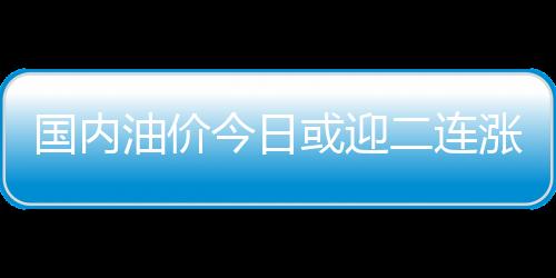 國內油價今日或迎二連漲 每升漲0.12