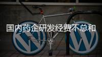 國內藥企研發經費不總和及國外一家企業