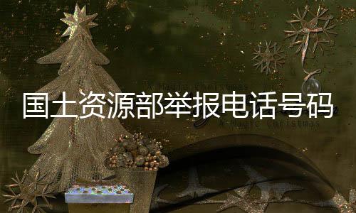 國土資源部舉報電話號碼、網站?（國土資源部舉報電話）