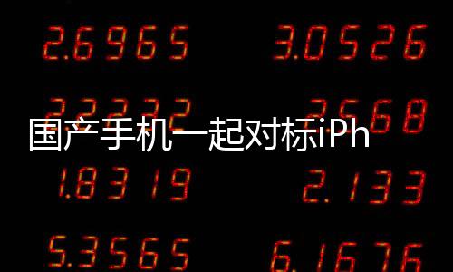 國產(chǎn)手機(jī)一起對標(biāo)iPhoneX 超越蘋果已成共同心聲