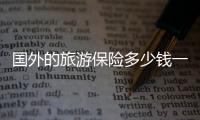 國外的旅游保險多少錢一年啊