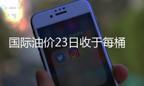 國(guó)際油價(jià)23日收于每桶73.10美元 小幅下挫