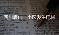 四川眉山一小區發生電梯事故 無人員受傷已妥善處理