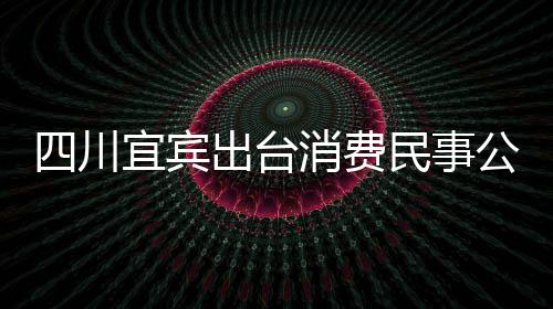 四川宜賓出臺消費民事公益訴訟賠償金管理辦法