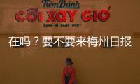 在嗎？要不要來梅州日報和我做同事呀？