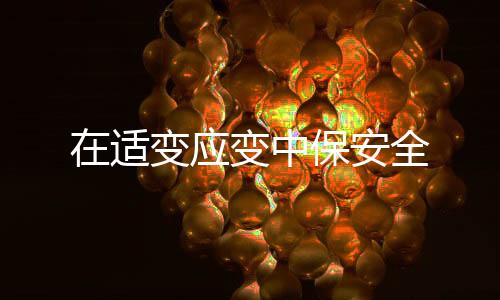在適變應(yīng)變中保安全