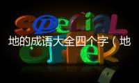 地的成語大全四個字（地的成語）