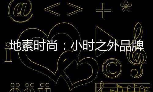 地素時尚：小時之外品牌拓展暫緩，目前尚未重啟