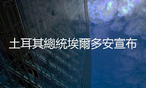 土耳其總統埃爾多安宣布新一屆內閣成員名單