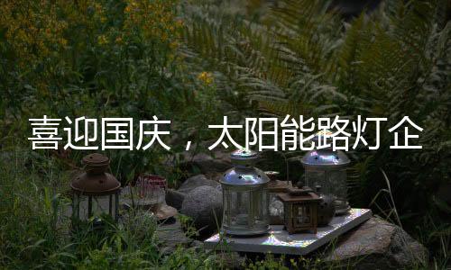 喜迎國慶，太陽能路燈企業再次掀起銷售優惠潮