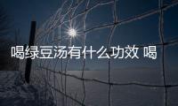 喝綠豆湯有什么功效 喝綠豆湯的好處