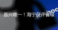 嘉興唯一！海寧獲評省級榮譽