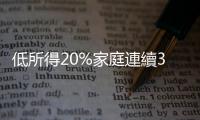 低所得20%家庭連續(xù)3年負債｜天下雜誌