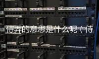 侍弄的意思是什么呢（侍弄的意思）