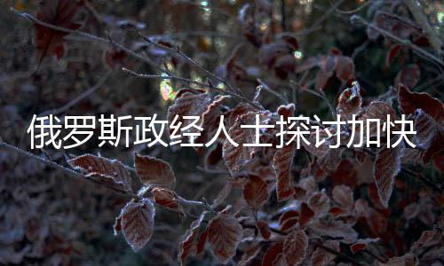 俄羅斯政經(jīng)人士探討加快能源領(lǐng)域創(chuàng)新發(fā)展