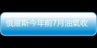 俄羅斯今年前7月油氣收入同比下降超40%