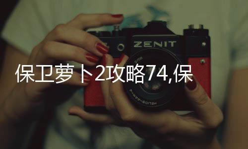 保衛(wèi)蘿卜2攻略74,保衛(wèi)蘿卜275關(guān)攻略通關(guān)完美三星圖文解析