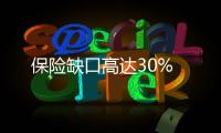 保險缺口高達30%