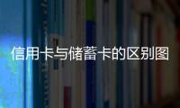信用卡與儲蓄卡的區別圖片對比，信用卡與儲蓄卡的區別