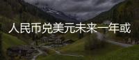 人民幣兌美元未來一年或升值1.3%