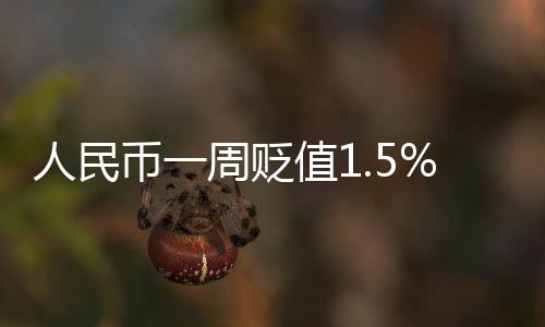 人民幣一周貶值1.5% 誰喜誰愁誰在忙？