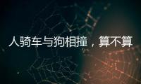 人騎車與狗相撞，算不算交通事故？