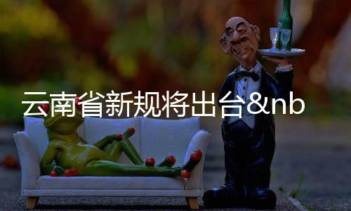 云南省新規(guī)將出臺 餐廚垃圾處理將告別無標(biāo)時代