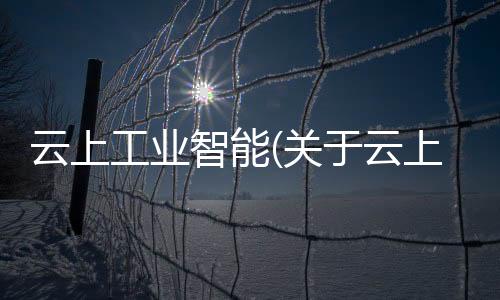云上工業(yè)智能(關(guān)于云上工業(yè)智能簡述)