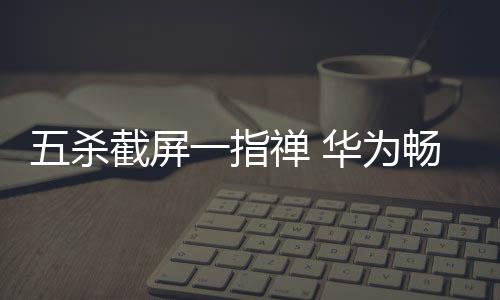 五殺截屏一指禪 華為暢享6手游黑科技【數碼&手機】風尚中國網