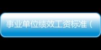 事業(yè)單位績效工資標(biāo)準(zhǔn)（事業(yè)單位績效）