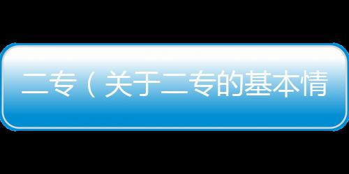 二專（關(guān)于二專的基本情況說明介紹）