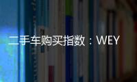 二手車購買指數：WEY VV7