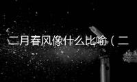 二月春風像什么比喻（二月春風像什么）