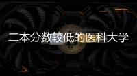 二本分數較低的醫科大學，二本分數低的醫科大學