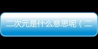 二次元是什么意思呢（二次元的意思）