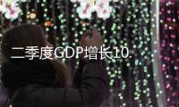 二季度GDP增長10.3% 速度仍然很高