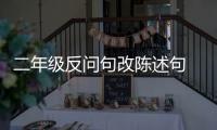 二年級反問句改陳述句 二年級反問句改陳述句的例子