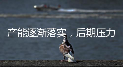 產能逐漸落實，后期壓力偏大！,行業資訊