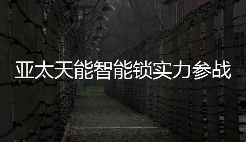 亞太天能智能鎖實力參戰蘇寧雙11，寵粉攻略提前看