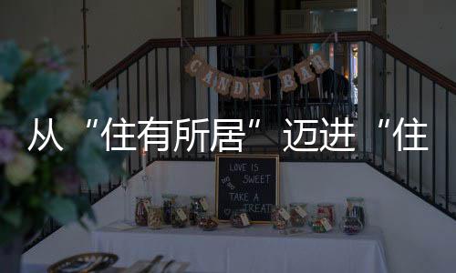 從“住有所居”邁進“住有宜居”