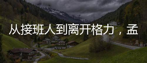 從接班人到離開格力，孟羽童這兩年都發生了什么？