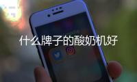 什么牌子的酸奶機好