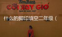 什么的腳印填空二年級（什么的腳印填空）