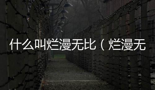 什么叫爛漫無(wú)比（爛漫無(wú)比是什么意思）