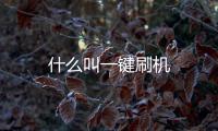 什么叫一鍵刷機