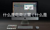 什么是電商運營（什么是電商）