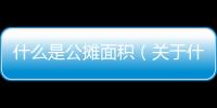 什么是公攤面積（關(guān)于什么是公攤面積的基本情況說(shuō)明介紹）